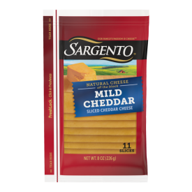 Sargento® Natural Mild Cheddar Sliced Cheese, 11 slices