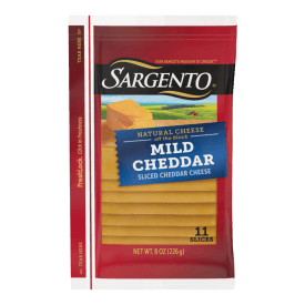 Sargento® Natural Mild Cheddar Sliced Cheese, 11 Slices