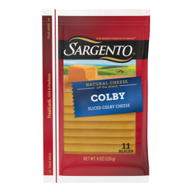 Sargento® Natural Colby Sliced Cheese, 11 slices