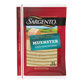 Sargento® Natural Muenster Sliced Cheese, 11 Slices
