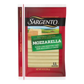 Sargento® Natural Mozzarella Sliced Cheese, 11 Slices
