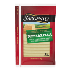 Sargento® Natural Mozzarella Sliced Cheese, 11 Slices