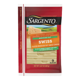 Sargento® Reduced Fat Natural Swiss Sliced Cheese, 9 Slices