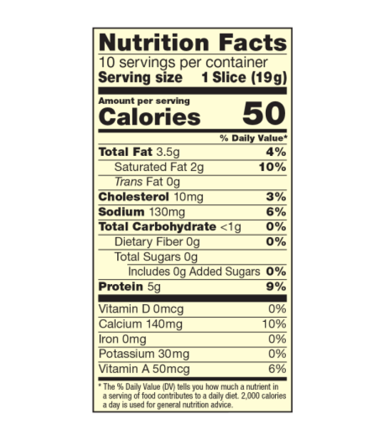 Sargento® Sliced Reduced Fat Provolone Natural Cheese with Natural