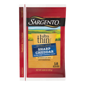 Sargento® Ultra Thin® Natural Sharp Cheddar Sliced Cheese, 18 Slices