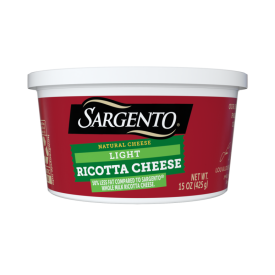 Sargento® Natural Light Ricotta Cheese, 15 oz.