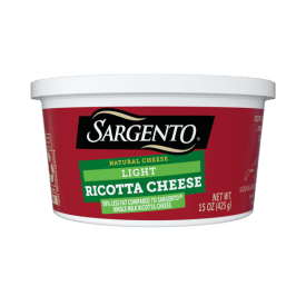 Sargento® Natural Light Ricotta Cheese, 15 oz.