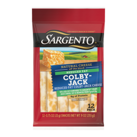 Sargento® Reduced Fat Natural Colby-Jack Cheese Sticks, 12-Count