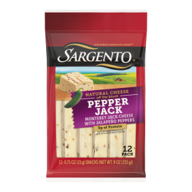 Sargento® Natural Pepper Jack Cheese Sticks, 12-Count