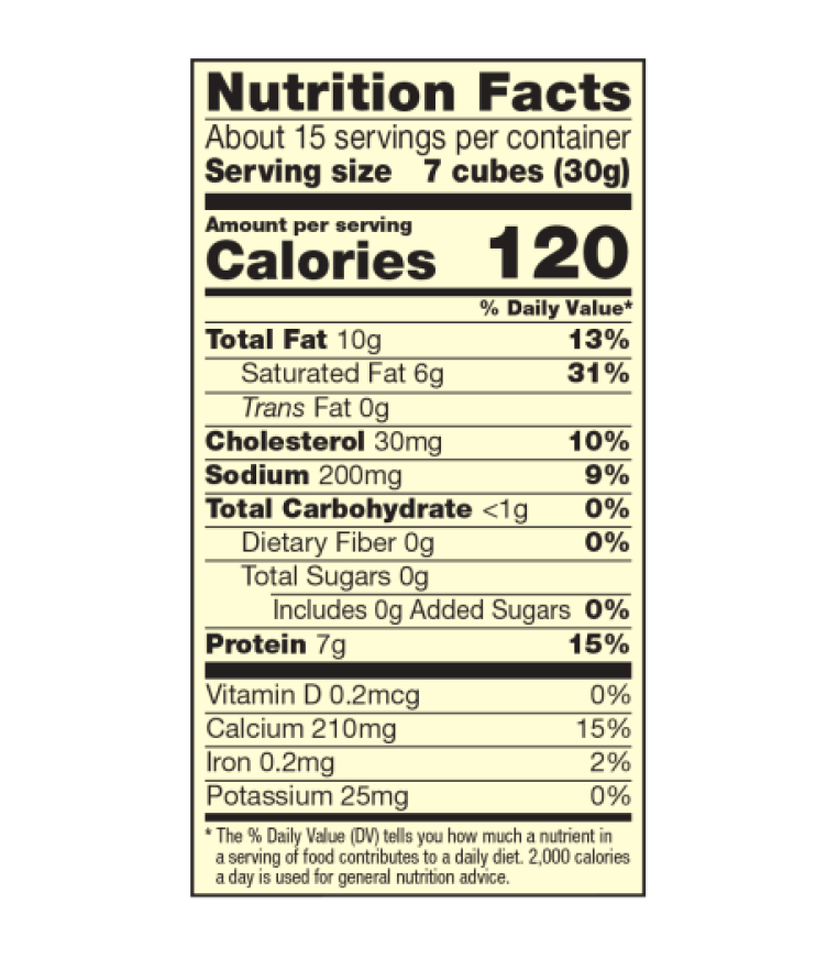 Sargento® Mild Natural Cheddar Cheese Cubes, 16 oz. Sargento