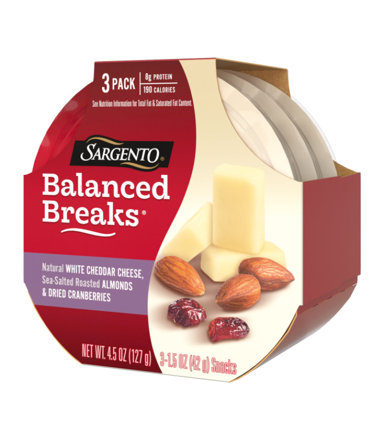 Balanced Breaks® Snacks Natural White Cheddar Cheese, SeaSalted