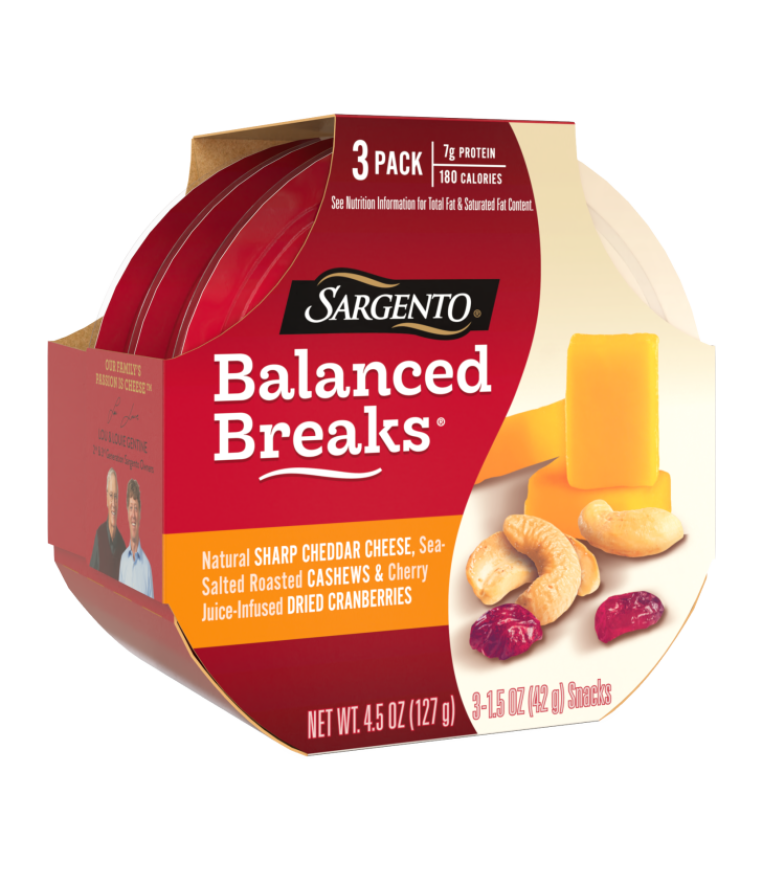 Balanced Breaks® Natural Sharp Cheddar Cheese, SeaSalted Roasted