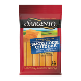 Sargento® Natural Smokehouse Cheddar™ Cheese Sticks, 12-Count