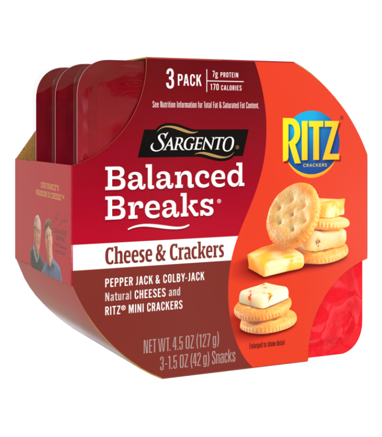 Balanced Breaks® Cheese & Crackers, Pepper Jack & ColbyJack Natural