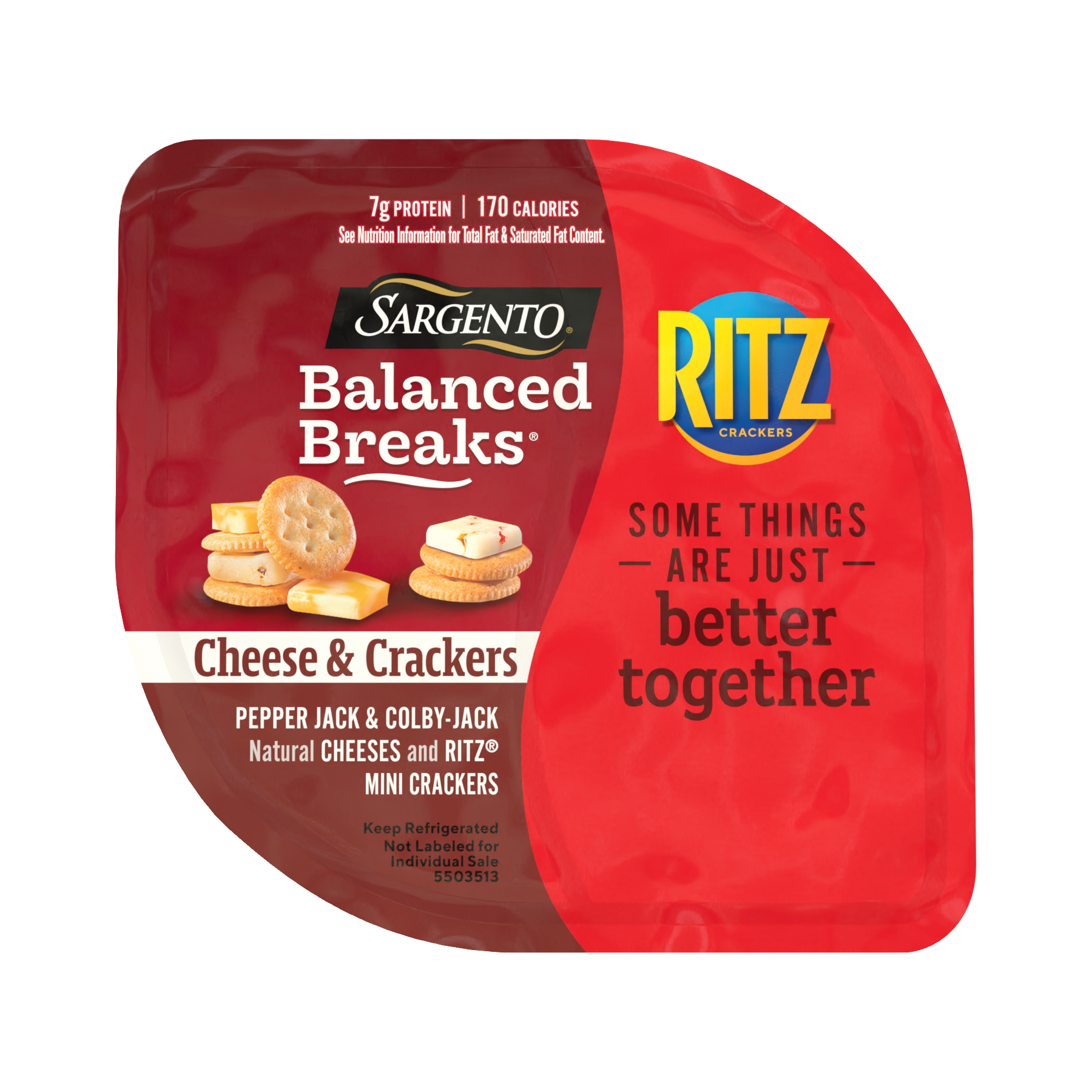 Sargento® Balanced Breaks® Cheese & Crackers, Pepper Jack & ColbyJack
