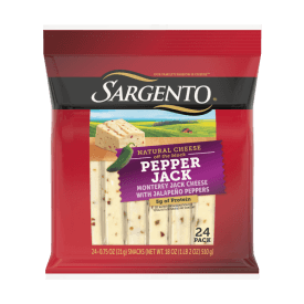 Sargento® Natural Pepper Jack Cheese Sticks, 24-Count
