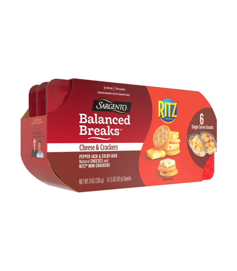 Balanced Breaks® Cheese & Crackers, Pepper Jack & ColbyJack Natural