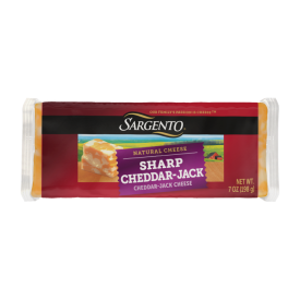 Sargento® Natural Sharp Cheddar-Jack Block Cheese, 7 oz.