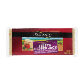 Sargento® Natural Fiesta™ Pepper Jack Block Cheese, 7 oz.