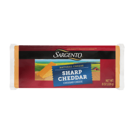 Sargento®  Sharp Cheddar Natural Block Cheese, 8 oz.
