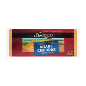 Sargento® Natural Sharp Cheddar Block Cheese, 7 oz.