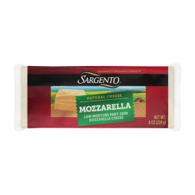 Sargento® Natural Mozzarella Block Cheese, 8 oz.