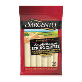 Sargento® Natural Smokehouse String Cheese™ Cheese Sticks, 12-pack
