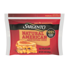 Sargento® Natural American Sliced Cheese, 12 Slices
