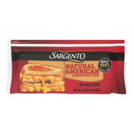 Sargento® Natural American Sliced Cheese, 24 slices