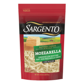 Sargento® Natural Mozzarella Shredded Cheese, Traditional Cut, 16 oz.