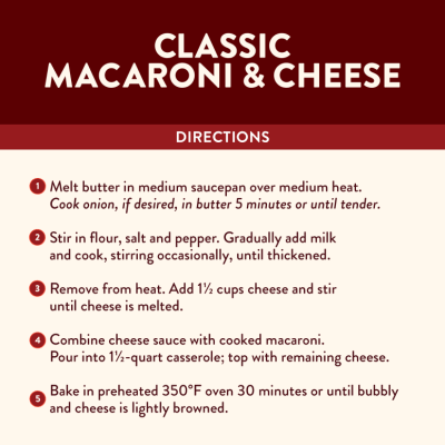 40051 SH MldChddr Ecomm Recipe Infographic3