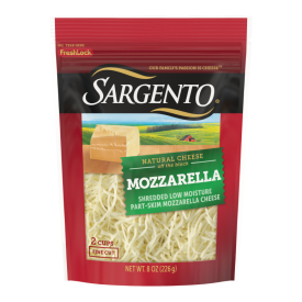 Sargento® Natural Mozzarella Shredded Cheese, Fine Cut, 8 oz.