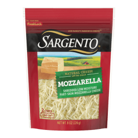 Sargento®  Mozzarella Natural Shredded Cheese, Fine Cut, 8 oz.