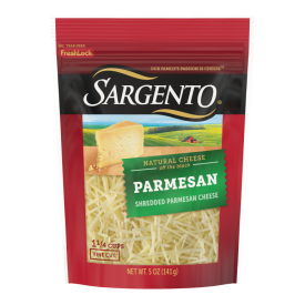 Sargento® Natural Parmesan Shredded Cheese, Fine Cut, 5 oz.