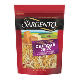 Sargento® Natural Cheddar Jack Shredded Cheese, Fine Cut, 8 oz.