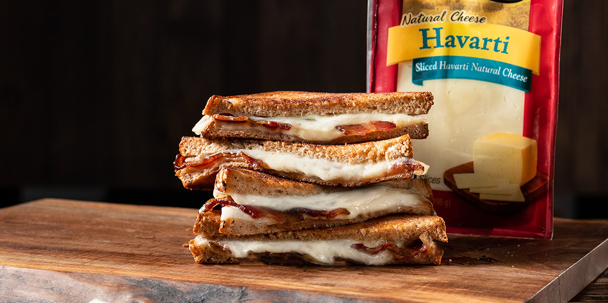 Spiced Bacon & Havarti Grilled Cheese