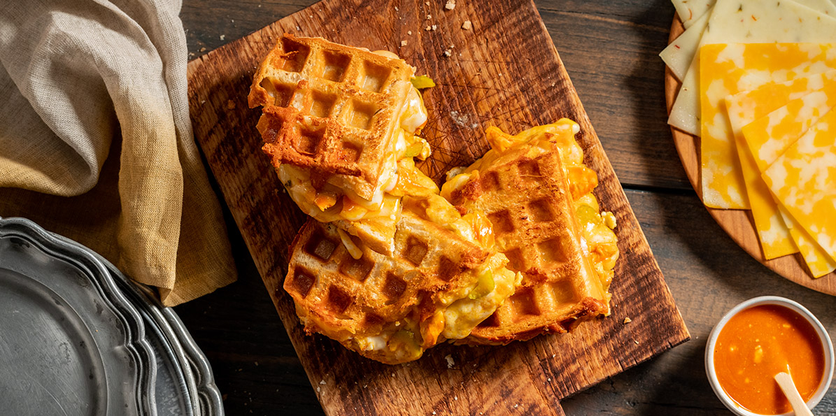 Buffalo Chicken Grilled Cheese