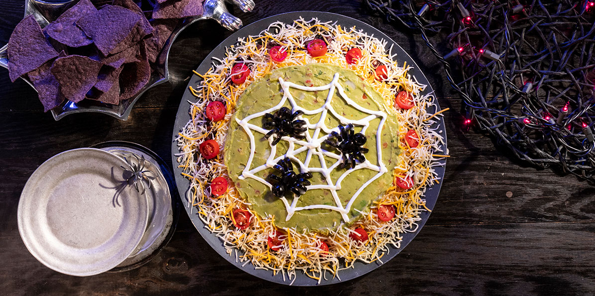 Spooky Spider Web Dip