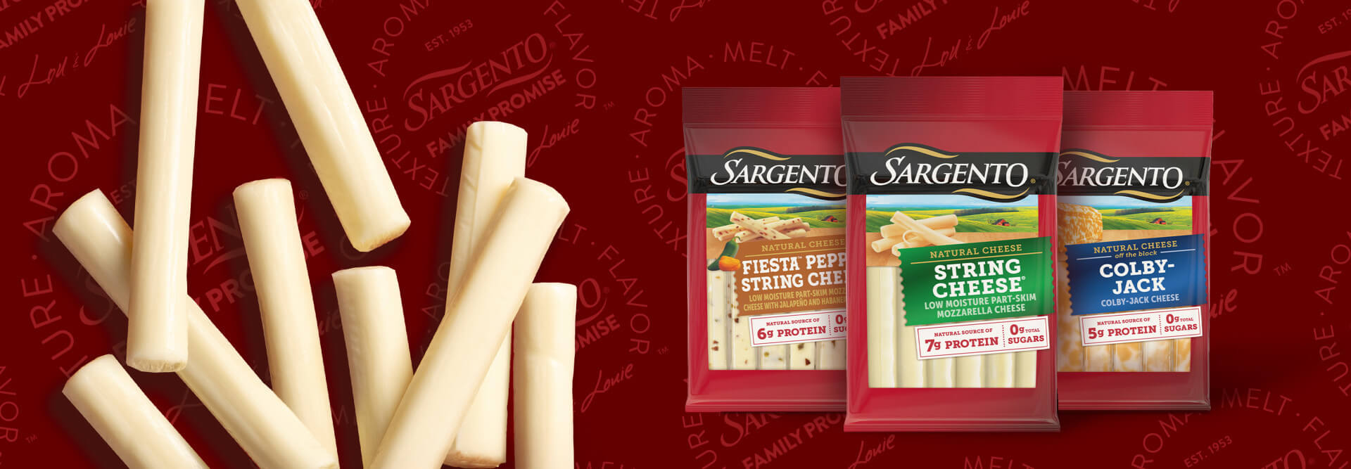 Snacks OUR CHEESE Shreds Header 3500x1325 v2