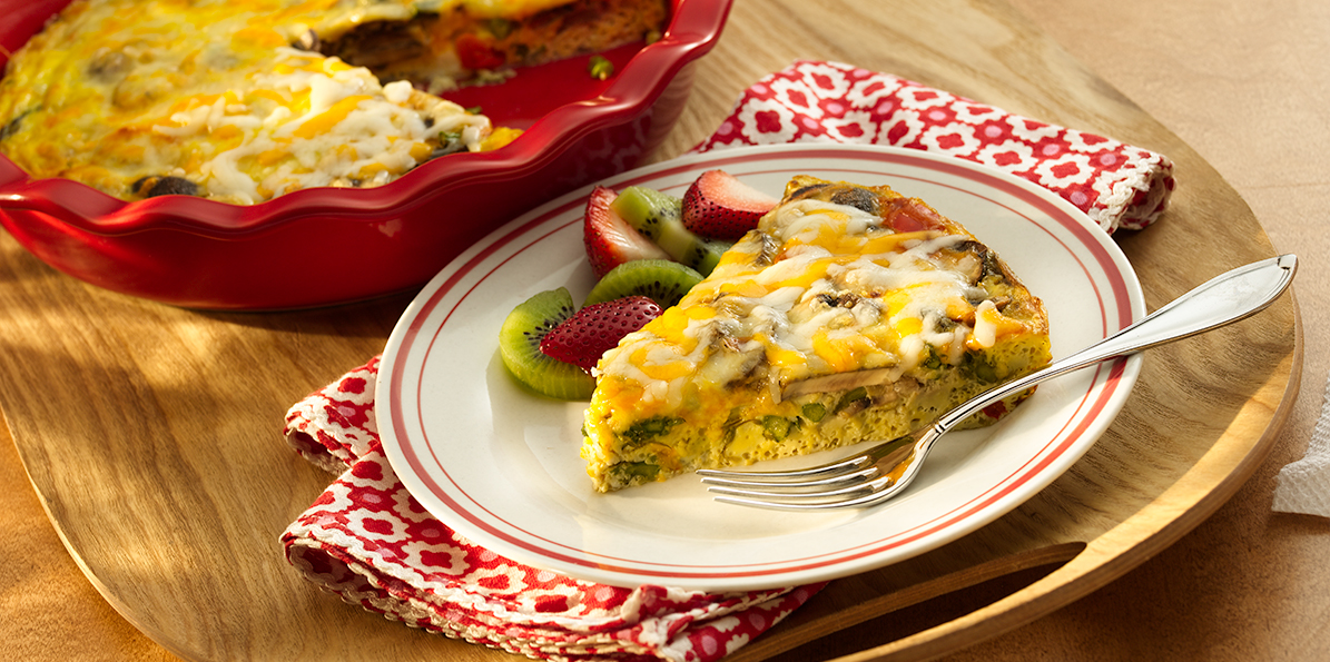 1183 Crustless Vegetable Quiche