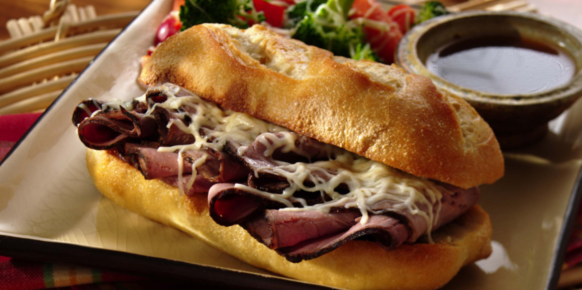 1416 Bistro Roast Beef Melts wCheesy Veggies