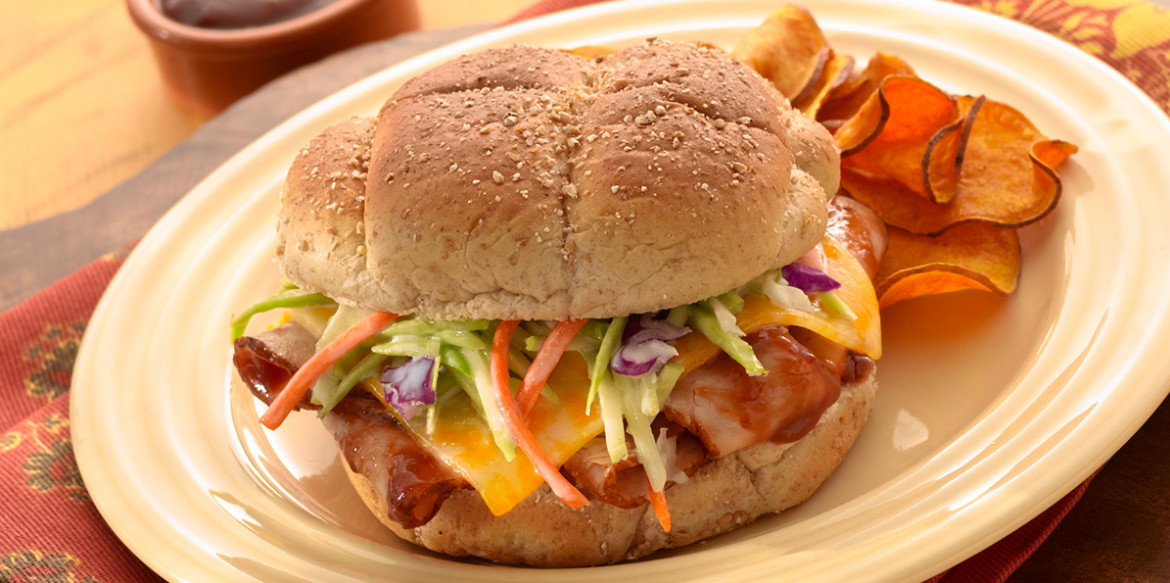 1795 Barbecued Turkey Sandwiches
