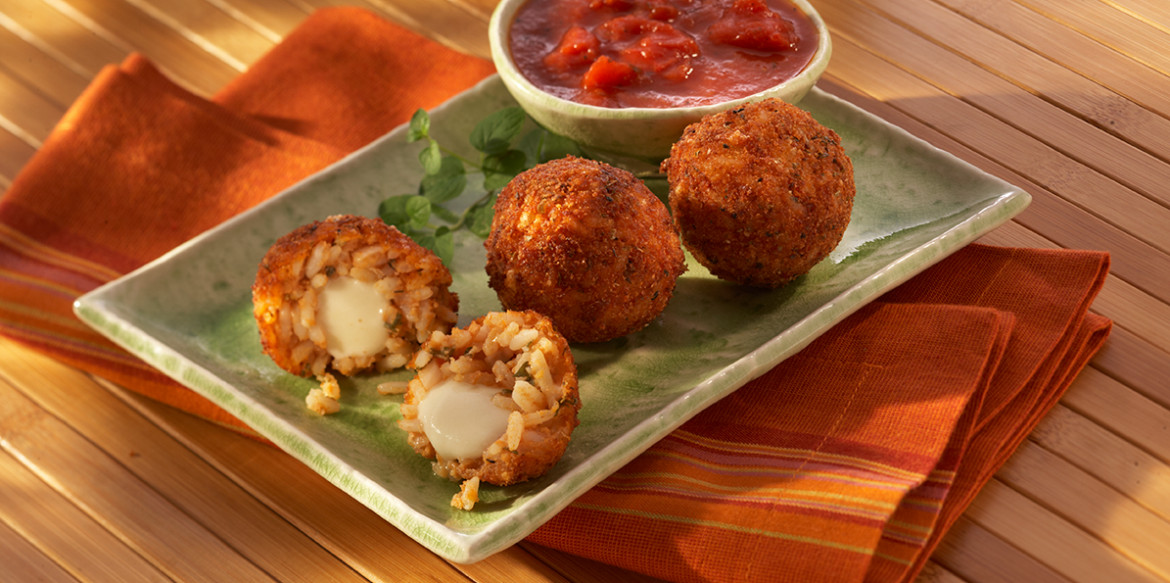 2009 mozzarella rice balls