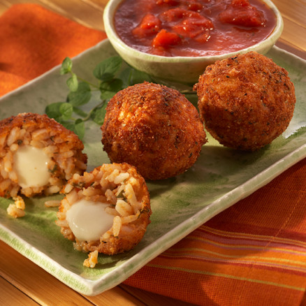 2009 mozzarella rice balls