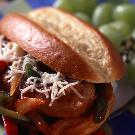 470 Grilled Italian Sausage and Pepper Sandwich