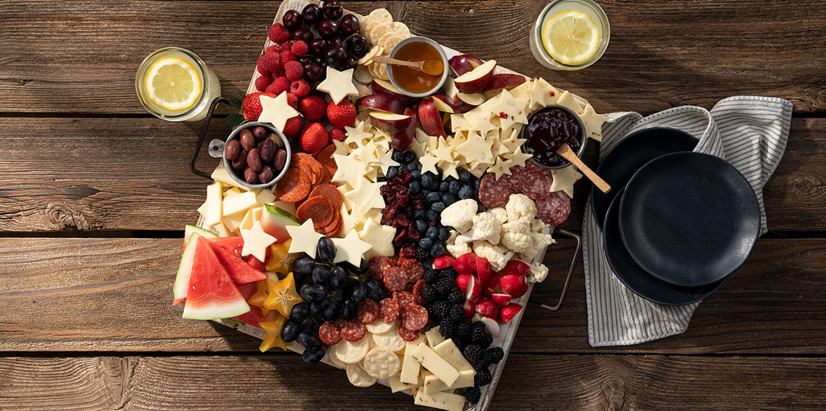 Red, White & Blue Charcuterie Recipe Sargento