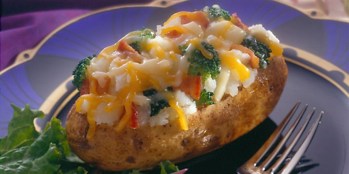 501 Cheddar Stuffed Potato