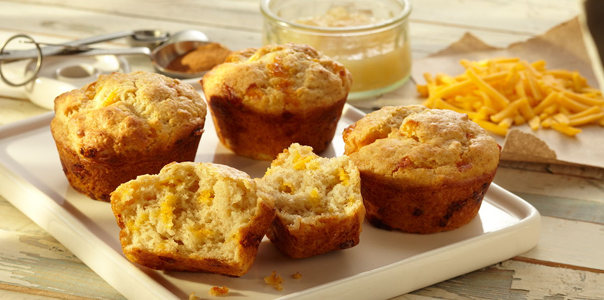 585 Apple Cheddar Muffins