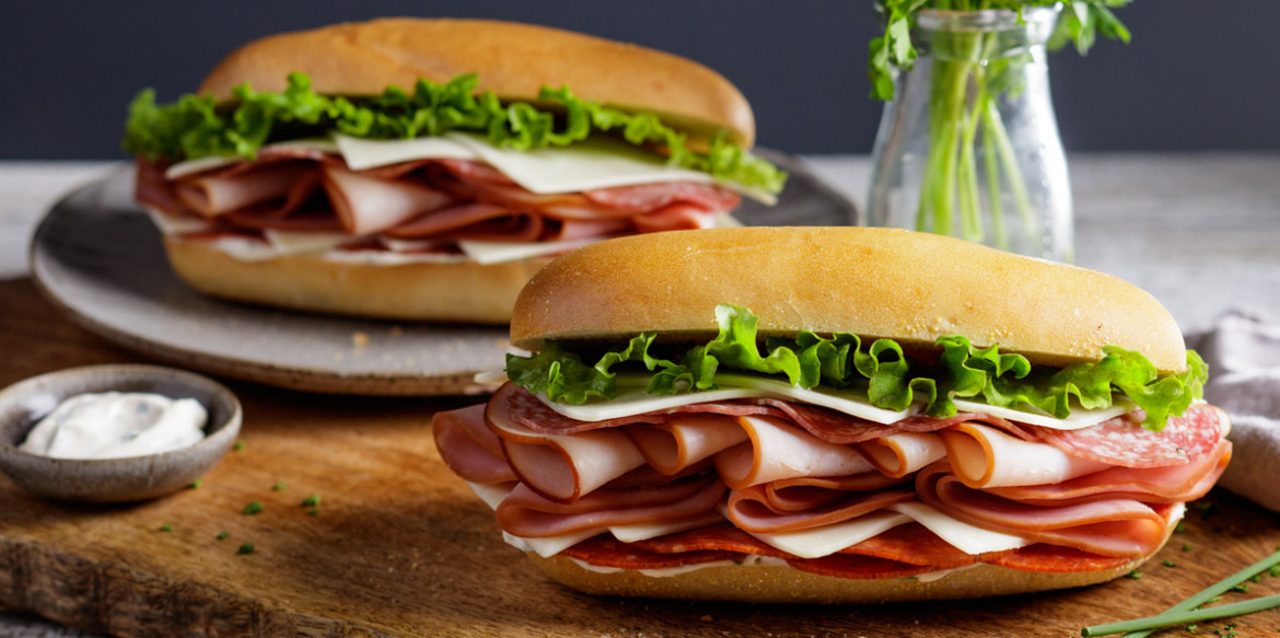 5 Cheese Italian hoagie