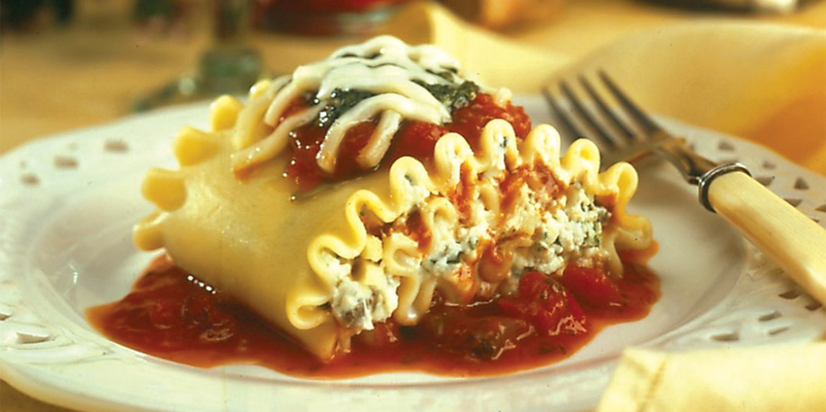 729 Pesto Lasagna Roll Ups